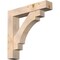 Ekena Millwork Merced Block Smooth Bracket w/ Offset Brace, Douglas Fir, 7 1/2"W x 38"D x 38"H BKT0806X38X38MRC05SDF - alternate 1